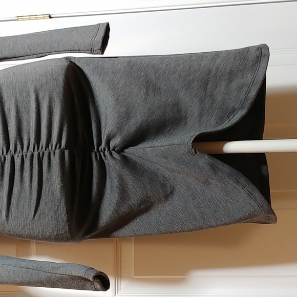 Rouched body con long sleeve mini dress. NWT - Picture 6 of 14